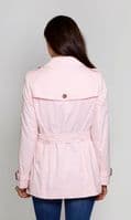 Womens Pink Trench Jacket db402